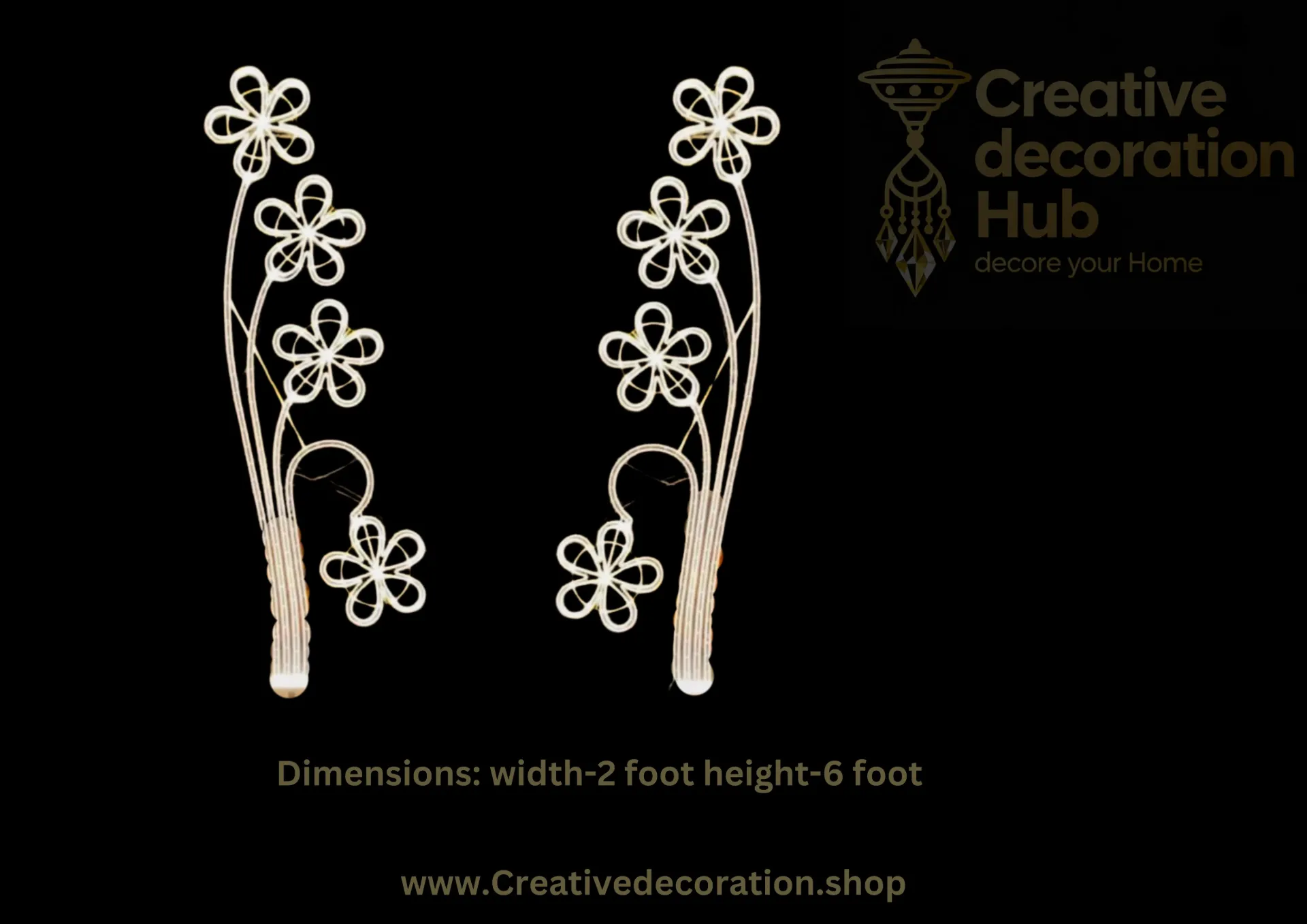 Led Flower ( sets of 2 )