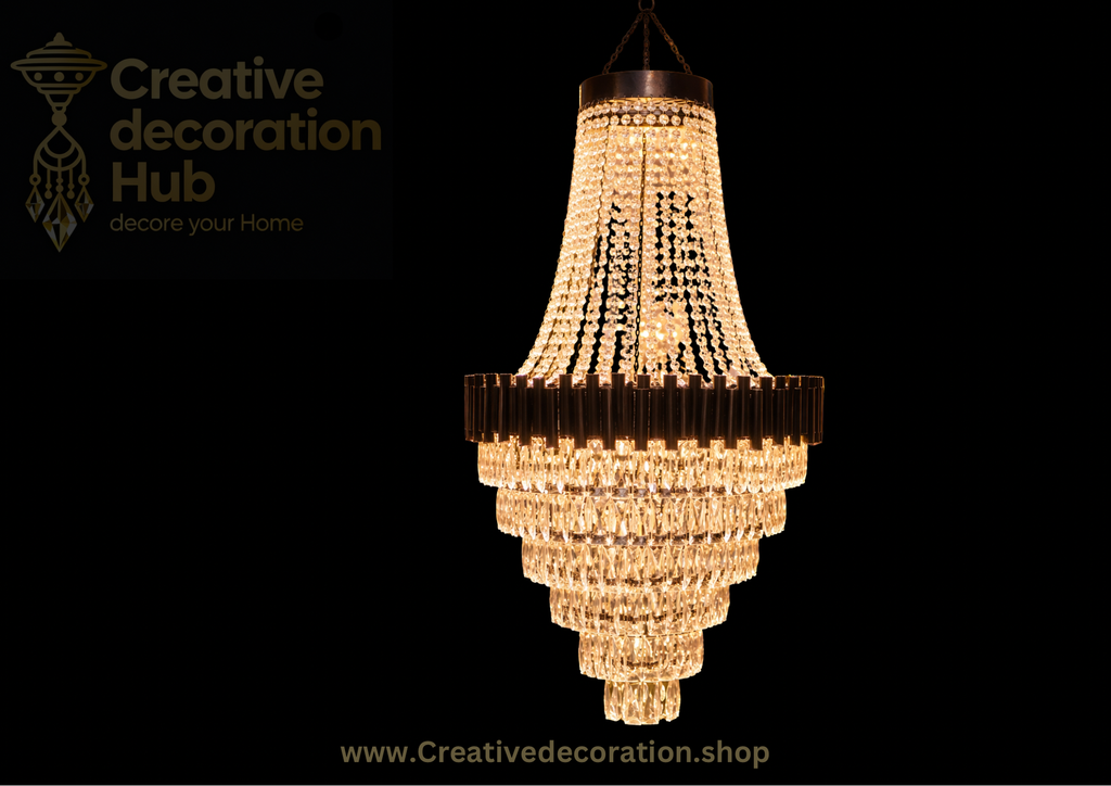 Crystal Chandelier 24x36