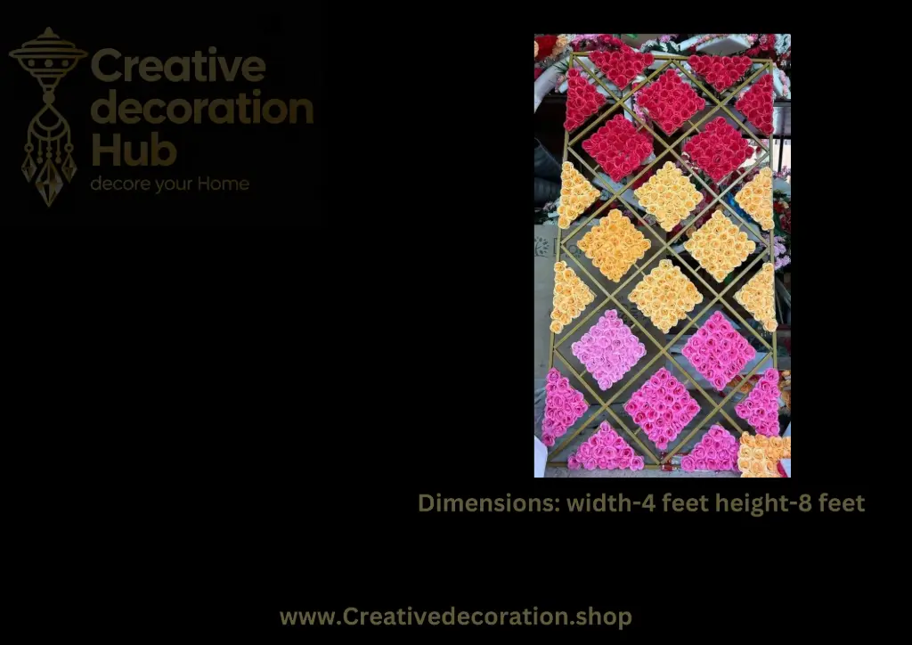 Artificial Flower Pannel