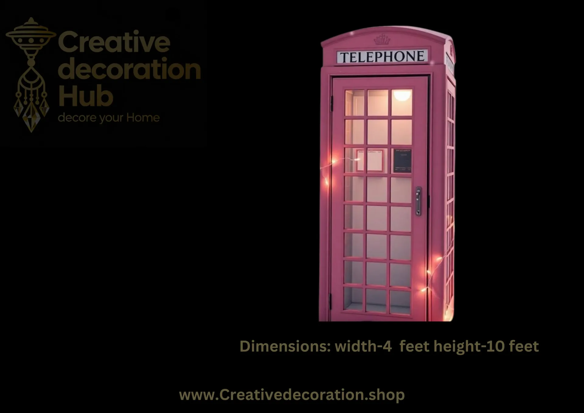 Telephone Booth Wooden