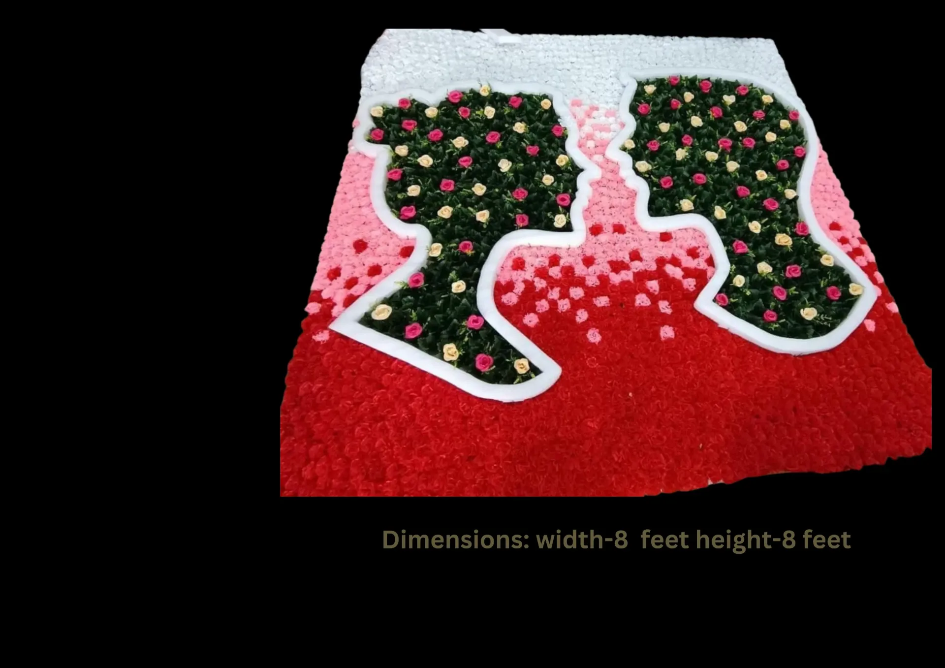 Couple Face Flower Panel